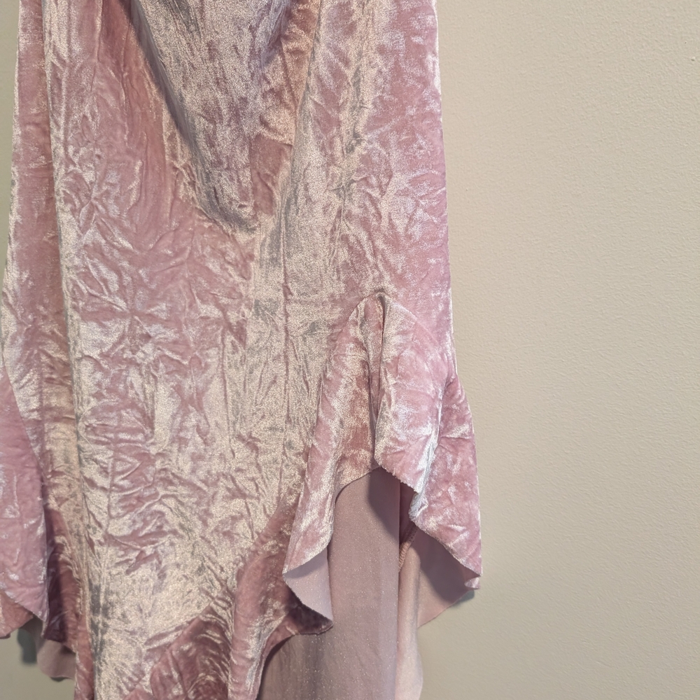 silence + noise Pink Velvet Fairy Festival Summer Resort Dress Size Small - Picture 4 of 7